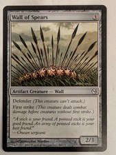 Wall of Spears - Duels of the Planeswalkers - Magic the Gathering MTG Nice!