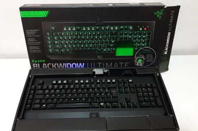 Razer BlackWidow Ultimate mechanische Gaming-Tastatur QWERTZ Grün mit OVP - Bild 1 von 2