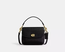 Coach Women’s Cassie 19 Pebble Leather Crossbody - Black