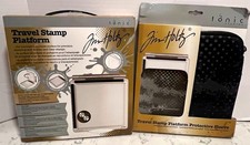 NEW Tonic Studios Tim Holtz Travel Stamp Platform with NEW Protective Sleeve