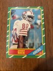 1986 Topps - Jerry Rice #161 C* on Copyright Line (RC)