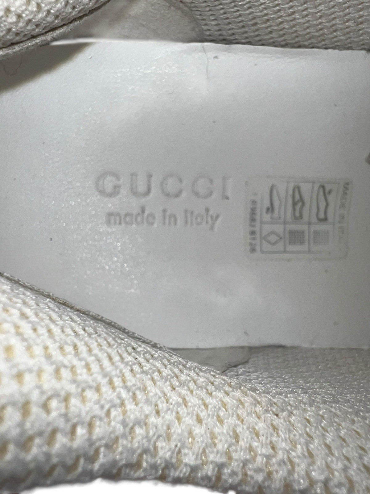 Gucci Basket Aged Fabric Athleisure Shoes Women's Pink Size EU38 thumbnail 15