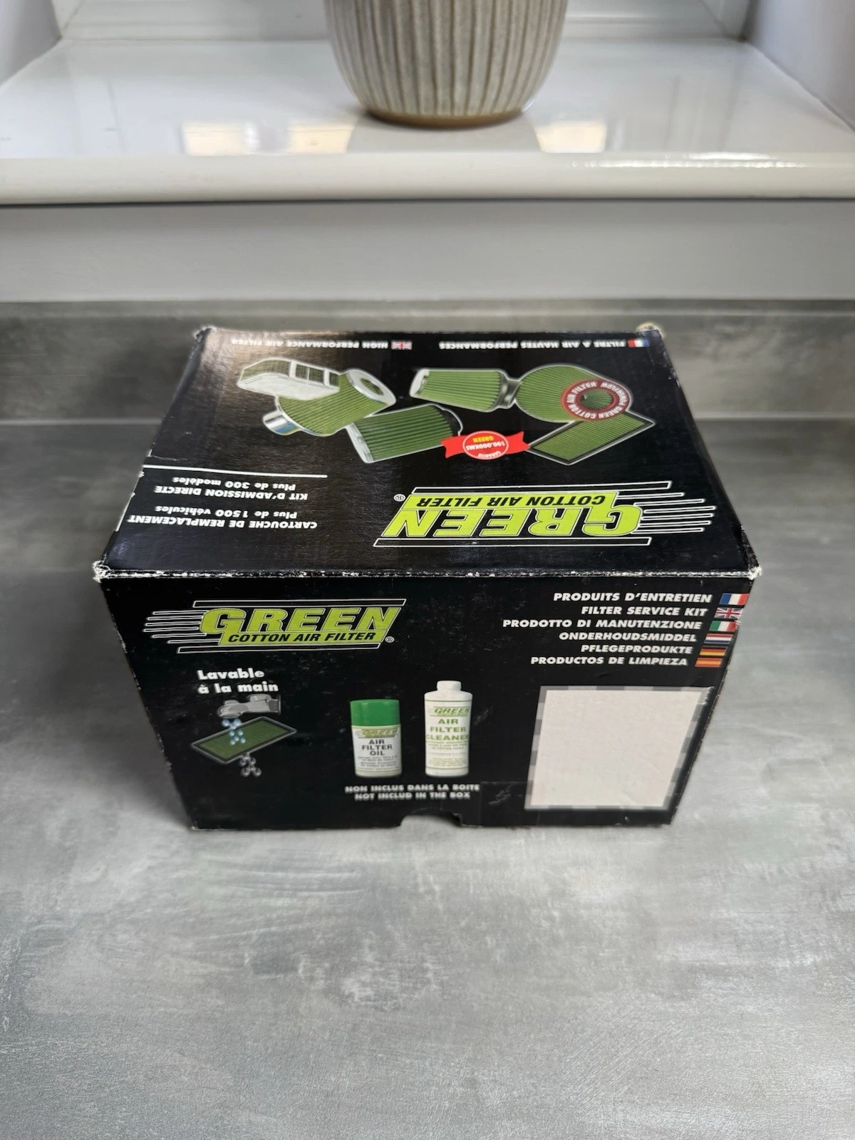 GREEN Cotton Air Filter High Performance K62.100 BC716524 Brand New