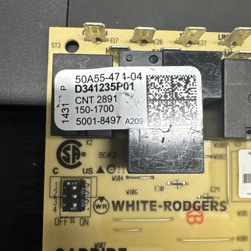 White Rodgers D341235P01 50A55-474-04 Furnace Control Circuit Board