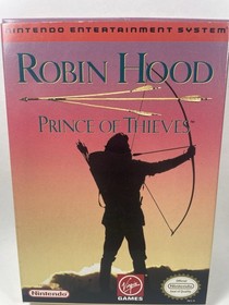 Robin Hood: Prince of Thieves (Nintendo NES, 1991)  w/ Original Box & Manual Cib