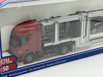 ミニカー siku 3934 Car Transporter 1:50 Siku 3934 Mercedes Car Transporter 1:50 Die Cast Model 40cm Long
