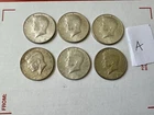 Lot Of 6  Various Years   KENNEDY   HALF DOLLAR PHILADELPHIA Mint  NICE