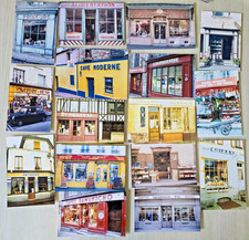 Lot of 46 Original Postcard Size Photos of Shops, Miscellaneous Shops