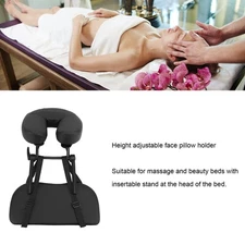 Beauty Bed Headrest Cradle U Shape Adjustable Folding Massage Table Face Cradle