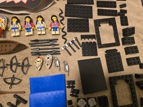 LEGO 6766 Rapid River Village 99% Complete Vintage Western *read*