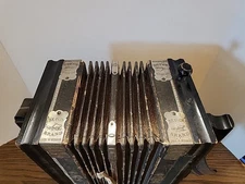 Antique Beaver Brand Diatonic Button Accordion Made in Germany ca. 1900–1915
