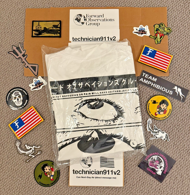 Forward Observations Group Drone Eye Shirt Large NEW 2025