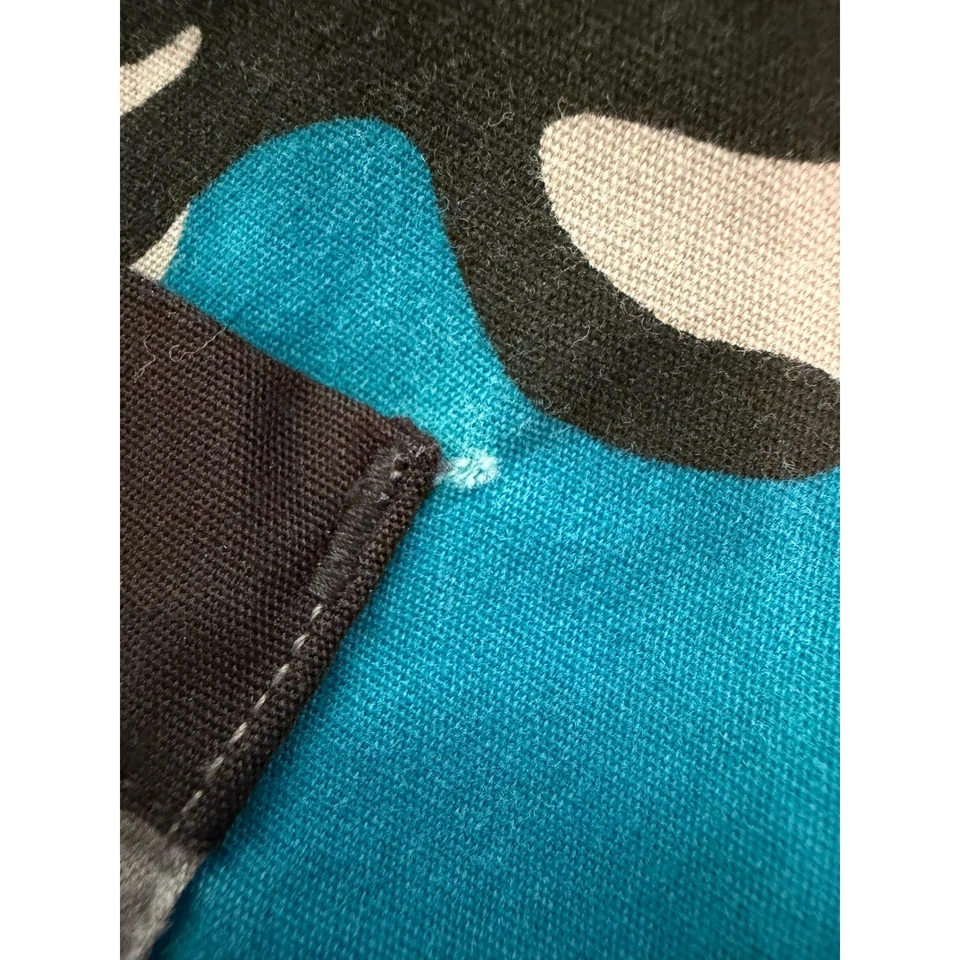 Tafford Uniforms Scrub Top Women Small Blue Gray Camo Print Short Sleeve Pockets - Image 3 of 4