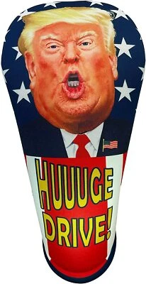 BEEJOS Donald Trump Driver 460CC Golf Club Headcover Huuuge Drive! MAGA 2024 USA Made!