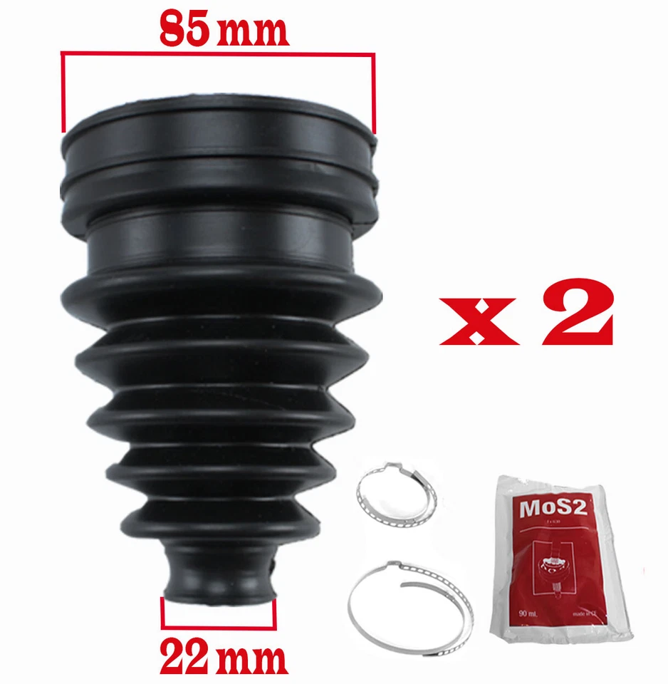2 Soufflet de Cardan Universel compatible RENAULT PEUGEOT CITROEN FORD FIAT ALFA - Photo 2/3