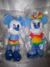 2022 RAINBOW DISNEY PRIDE COLLECTION MICKEY  MINNIE MOUSE PLUSH LGBTQ 9"