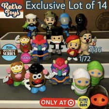 Retro Toys Funko Mystery Mini Lot of 14 Exclusive Mr. Monopoly Flocked Monster