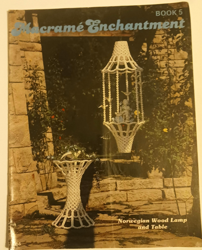 1980's MACRAME ENCHANTMENT Pattern Books 3 Volumes; 3,4 & 5 *Signed Sandy Peach - Picture 4 of 9