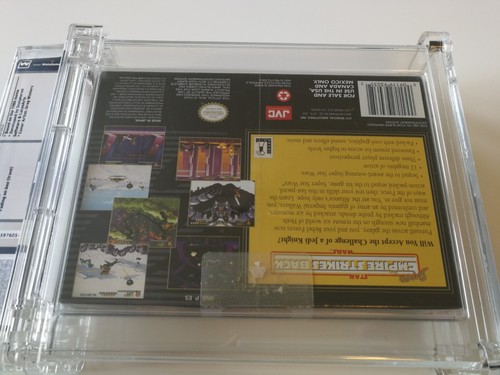 Super Star Wars: The Empire Strikes Back (JVC) - Graded 8.0 A+ by WATA - SNES - Picture 6 of 10