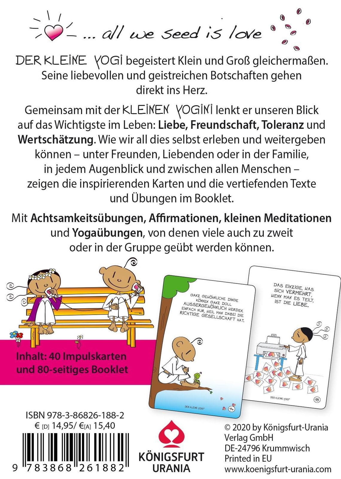 Thumbnail - Der Kleine Yogi Herzbotschaften | 40 Impulskarten Mit Anleitung |