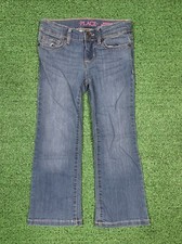 Children's Place Girls Size 5 Blue Bootcut Jeans