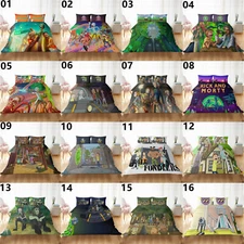 Rick and Morty Single Double Queen Super King Bed Quilt Doona Duvet Cover Set