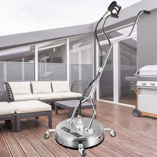 22" Pressure Washer Surface Cleaner 4000PSI Dual Handle Quick Connect