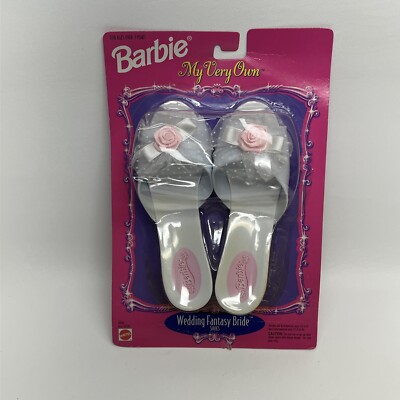Barbie My Very Own Wedding Fantasy Bride Shoes 1996 Mattel 67570-85