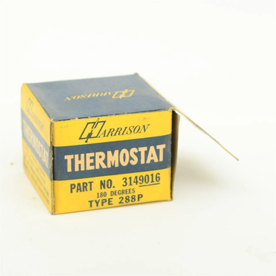 Termostato Pontiac 55-62 Vintage 180 Graus GM Harrison 3149016 Novo na caixa - Imagem 3 de 3