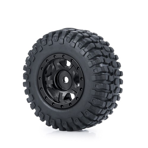 Juegos de neumáticos de aleación CNC 1,0"" con llanta de rueda Beadlock para automóvil sobre orugas de radiocontrol 1/24 axial SCX24 - Imagen 116 de 124