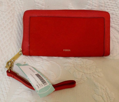 Fossil Women's Logan RFID Zip Around 