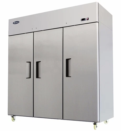 ATOSA MBF8006 THREE 3 DOOR STAINLESS STEEL COMMERCIAL REFRIGERATOR FREE LIFTGATE