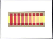 JOSEF ALBERS  Siebdruck/Serigrafie 1963  Form & Farbe