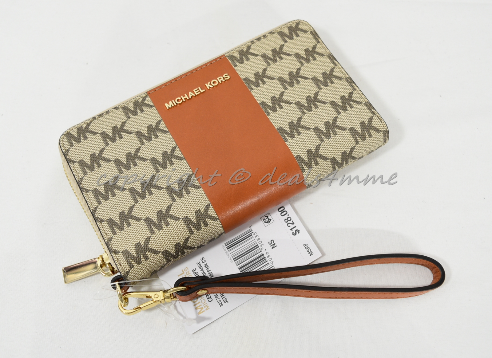 michael kors wallet orange
