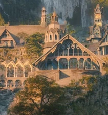 Lord of Rings RIVENDELL 15X15 DETOLF Diorama Backdrop for 1/6 Figures LOTR InART