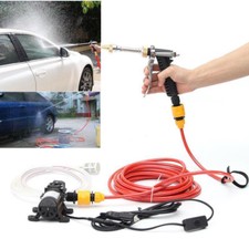 Portable Car Electric Washer High Pressure 12V Pump Washing Gun Water Machine