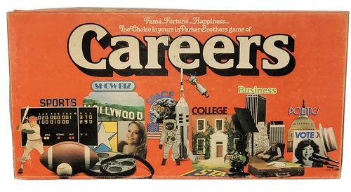 Careers Board Game Parker Brothers 1979 Vintage Complete