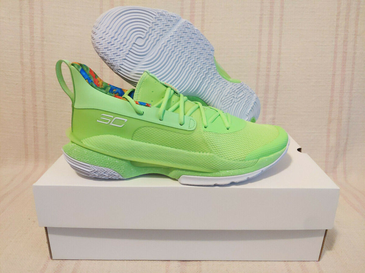 Under Armour Stephen Curry 7 X Sour Patch Kids Lime Green Under Armour Stephen Curry 7 X Sour Patch Kids Lime Green
