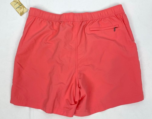 Roundtree Yorke Caribbean Men XL Coral Swim Shorts Mesh Drawstring - Picture 5 of 6