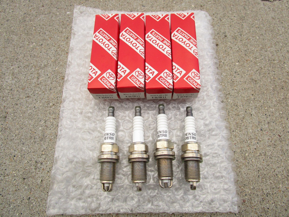 FITS: 94 - 99 TOYOTA PASEO 1.5L 4CYL SPARK PLUG QTY 4 OEM BRAND