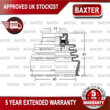 Fits Fiat Lancia + Other Models Baxter Front Left Inner CV Joint Boot Set