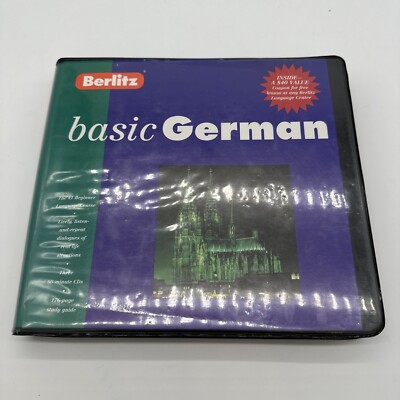 Berlitz Basic German (3 Audio CDs and Study Guide) Beginner Language Course