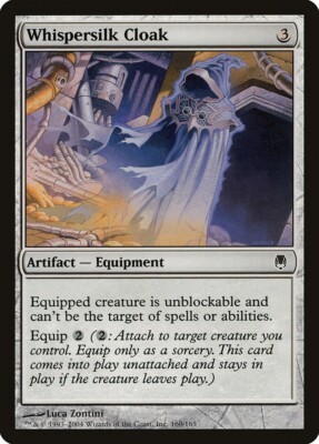 Whispersilk Cloak engl. mint Darksteel