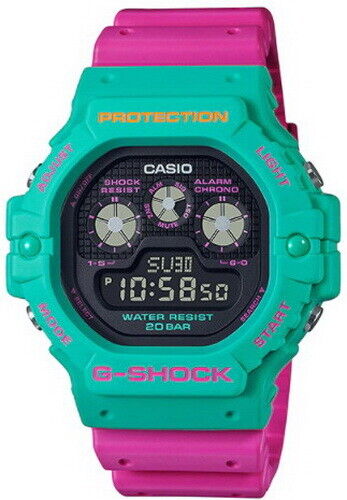 MINT Casio G-shock G Shock Dw-5900dn-3 Model Pink Blue Turquoise 