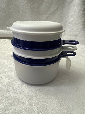 Tupperware 1893 Cooks Maid 5 Pc Juicer/Grater/Egg Separator Cup