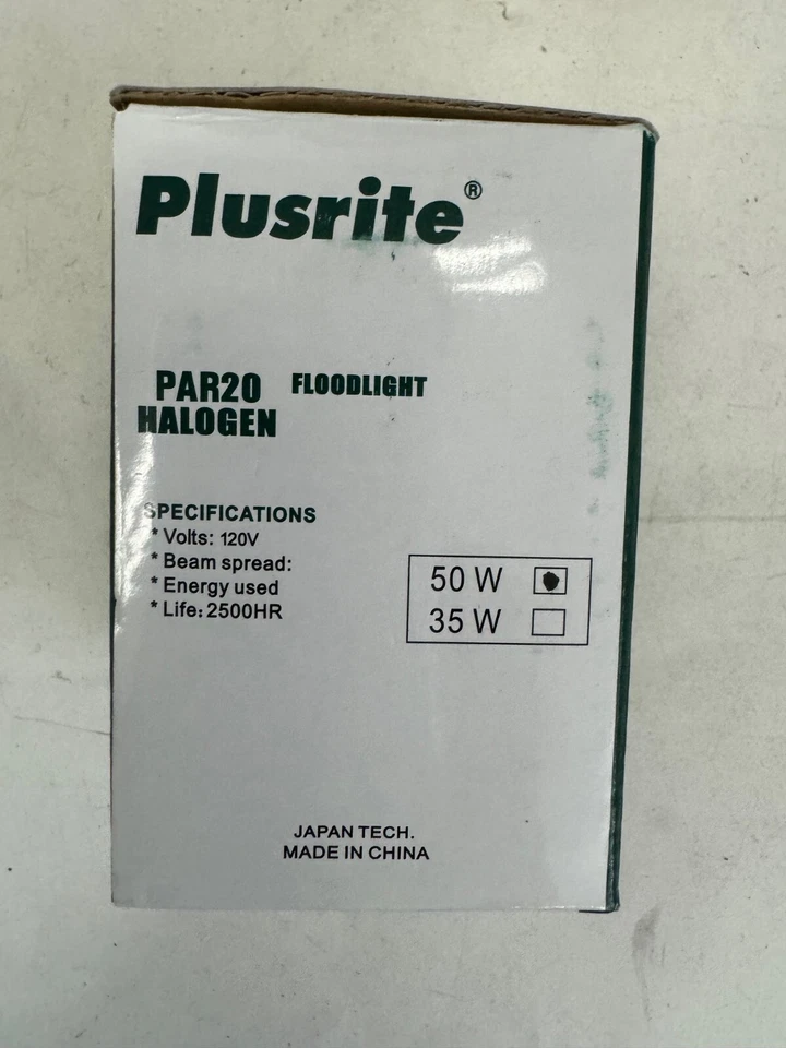 30 Pieces Plusrite 50PAR20/FL 120V Flood Light Bulb 50W PAR20/FL - Image 4 of 4