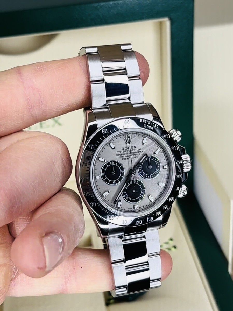 Rolex Daytona 116520 Stainless Steel w/ Meteorite Dial 4 Rolex Daytona 116520 Stainless Steel w/ Meteorite Dial 4