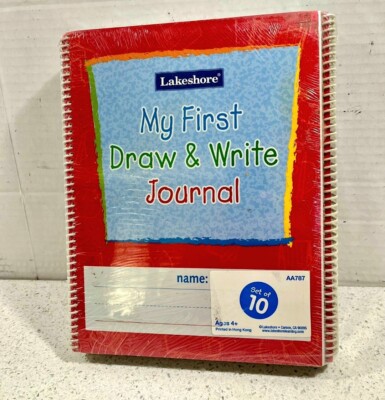Lakeshore Journal Notebook Paper Note Pad My First Draw & Write #AA787 Binder 