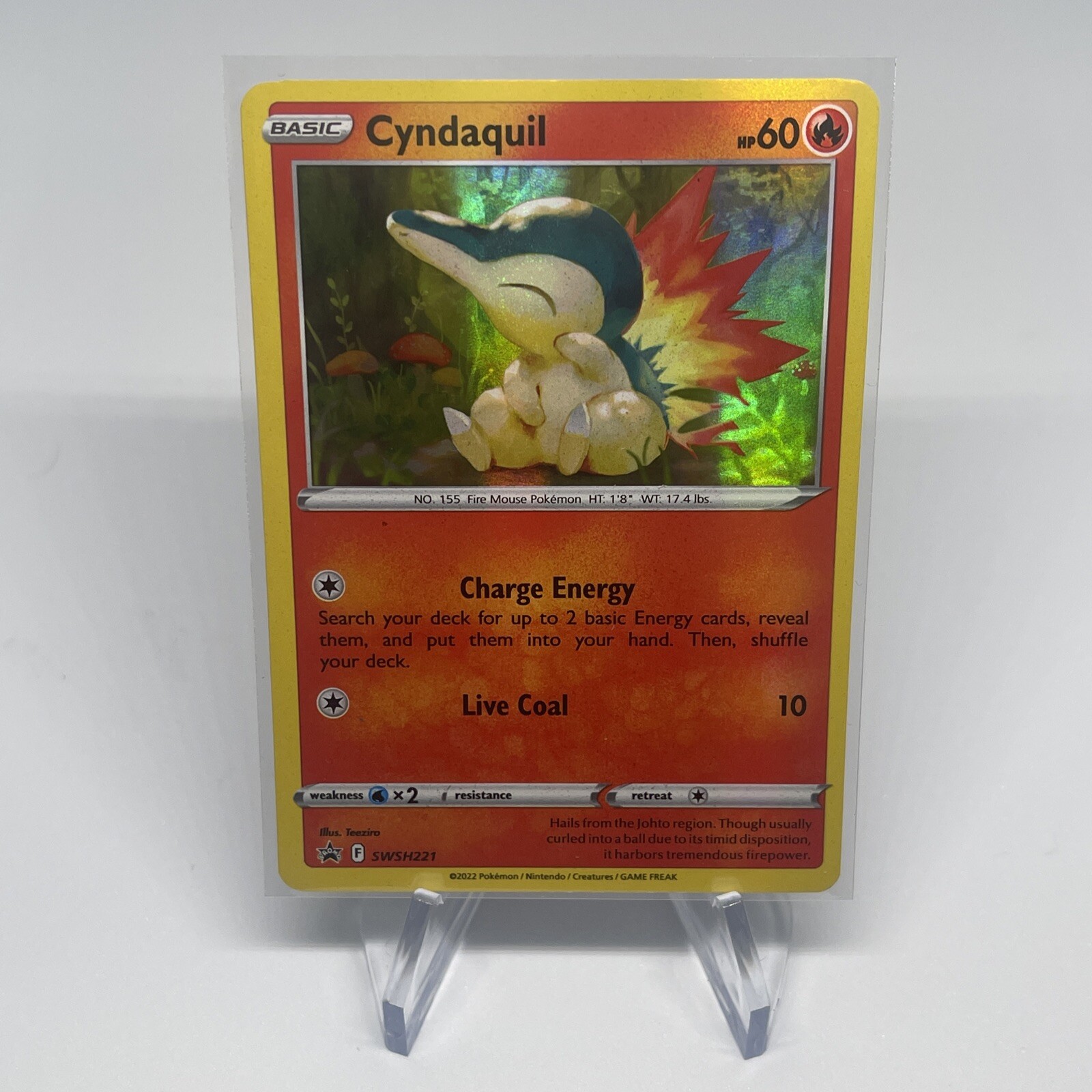Cyndaquil SWSH221 Promo Holo Pokemon TCG- NM/M