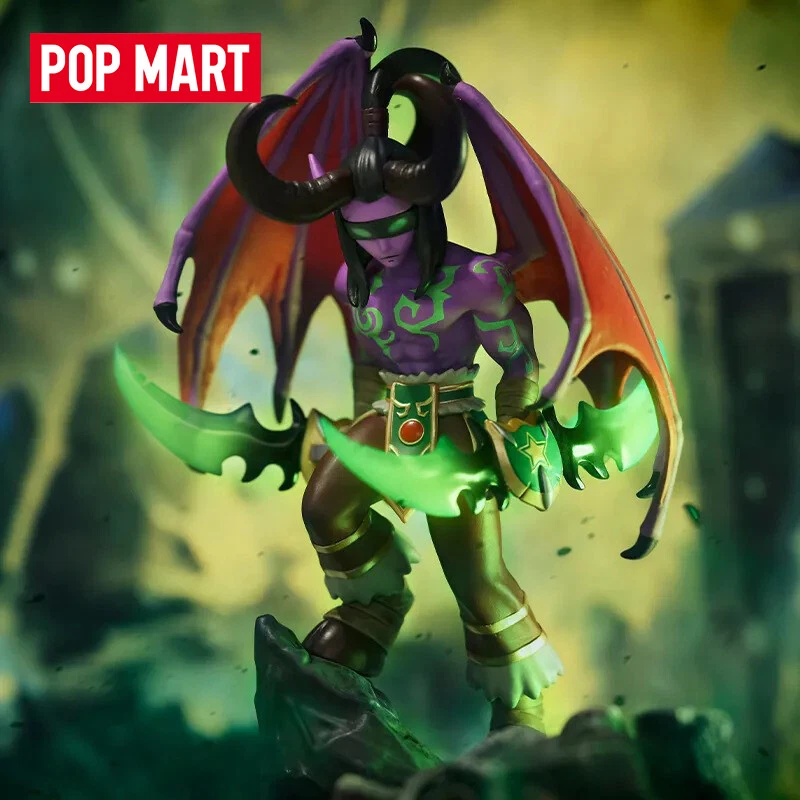 POP MART Warcraft（ウォークラフト）イリダン（箱あり） World of Warcraft Collectible Character Series Hidden - Illidan